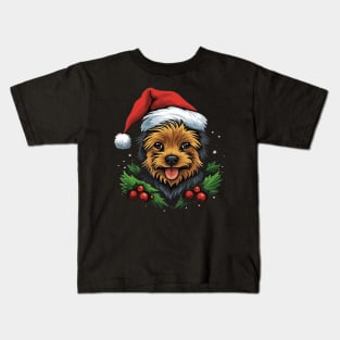 Australian Terrier Christmas Kids T-Shirt